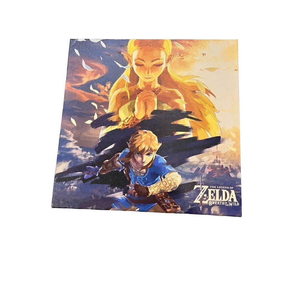 Official Nintendo Legend of Zelda: Breath of the Wild Canvas Art Print 12" x 12"